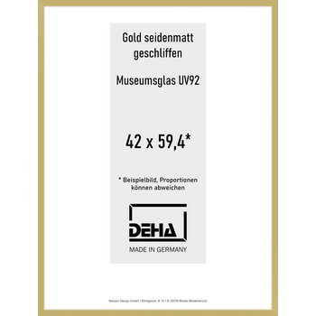 Alu-Rahmen Deha Profil II 42 x 59,4 Gold M.UV92 0002MG-003-GOMA
