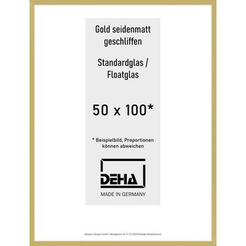 Alu-Rahmen Deha Profil II 50 x 100 Gold Float 0002NG-044-GOMA