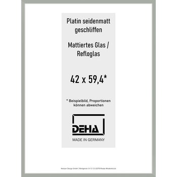 Alu-Rahmen Deha Profil II 42 x 59,4 Platin Reflo 0002RG-003-PLAT