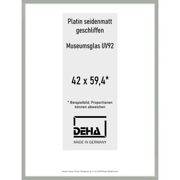 Alu-Rahmen Deha Profil II 42 x 59,4 Platin M.UV92 0002MG-003-PLAT