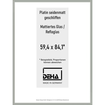 Alu-Rahmen Deha Profil II 59,4 x 84,1 Platin Reflo 0002RG-004-PLAT