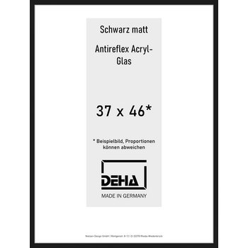 Alu-Rahmen Deha Profil II 37 x 46 Schwarz AR-Acryl 0002EA-013-SCMA