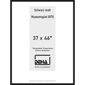 Alu-Rahmen Deha Profil II 37 x 46 Schwarz M.UV70 0002M6-013-SCMA