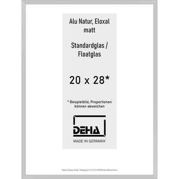 Alu-Rahmen Deha Profil V 20 x 28 Alu Natur Float 0005NG-007-NAMA