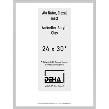 Alu-Rahmen Deha Profil V 24 x 30 Alu Natur AR-Acryl 0005EA-008-NAMA