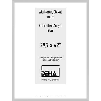 Alu-Rahmen Deha Profil V 29,7 x 42 Alu Natur AR-Acryl 0005EA-002-NAMA