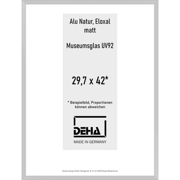 Alu-Rahmen Deha Profil V 29,7 x 42 Alu Natur M.UV92 0005MG-002-NAMA
