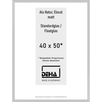 Alu-Rahmen Deha Profil V 40 x 50 Alu Natur Float 0005NG-015-NAMA
