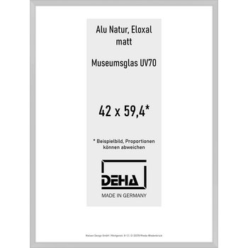 Alu-Rahmen Deha Profil V 42 x 59,4 Alu Natur M.UV70 0005M6-003-NAMA