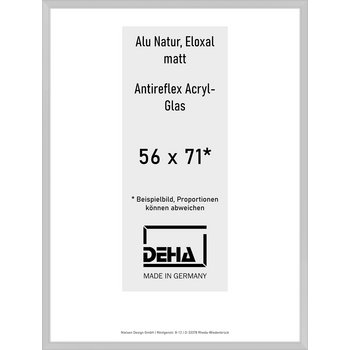 Alu-Rahmen Deha Profil V 56 x 71 Alu Natur AR-Acryl 0005EA-023-NAMA