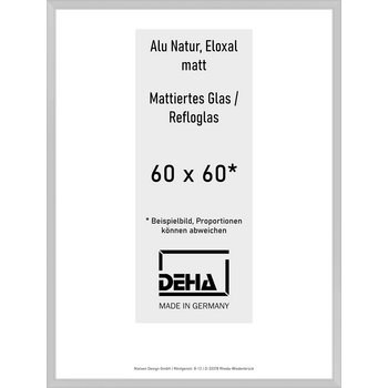 Alu-Rahmen Deha Profil V 60 x 60 Alu Natur Reflo 0005RG-024-NAMA