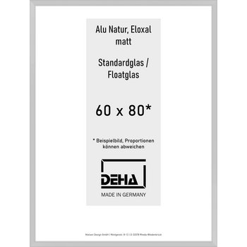 Alu-Rahmen Deha Profil V 60 x 80 Alu Natur Float 0005NG-027-NAMA