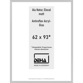 Alu-Rahmen Deha Profil V 62 x 93 Alu Natur AR-Acryl 0005EA-030-NAMA