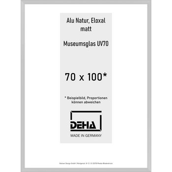 Alu-Rahmen Deha Profil V 70 x 100 Alu Natur M.UV70 0005M6-033-NAMA