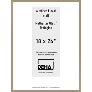 Alu-Rahmen Deha Profil V 18 x 24 Altsilber Reflo 0005RG-006-ALTS