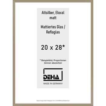 Alu-Rahmen Deha Profil V 20 x 28 Altsilber Reflo 0005RG-007-ALTS
