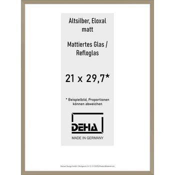 Alu-Rahmen Deha Profil V 21 x 29,7 Altsilber Reflo 0005RG-001-ALTS