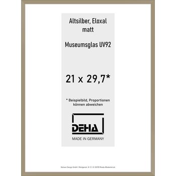 Alu-Rahmen Deha Profil V 21 x 29,7 Altsilber M.UV92 0005MG-001-ALTS