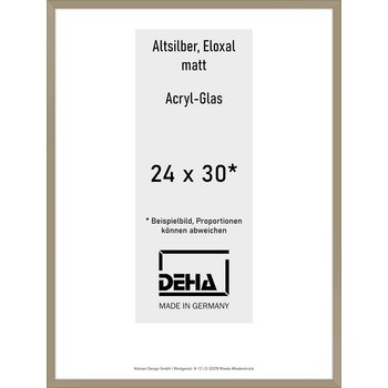 Alu-Rahmen Deha Profil V 24 x 30 Altsilber Acryl 0005AG-008-ALTS