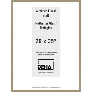 Alu-Rahmen Deha Profil V 28 x 35 Altsilber Reflo 0005RG-009-ALTS