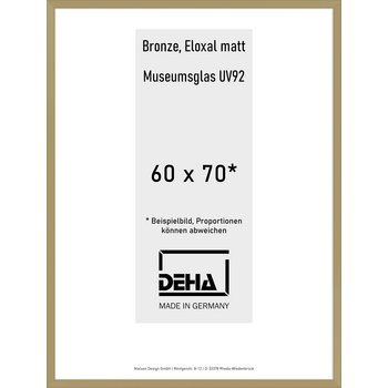 Alu-Rahmen Deha Profil V 60 x 70 Bronze M.UV92 0005MG-025-BRON