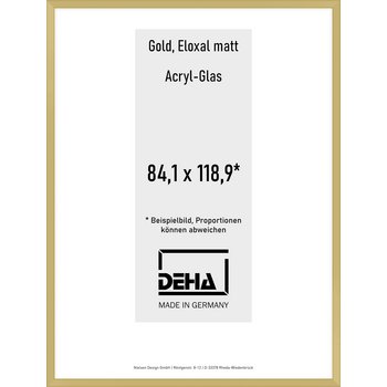Alu-Rahmen Deha Profil V 84,1 x 118,9 Gold Acryl 0005AG-005-GOMA