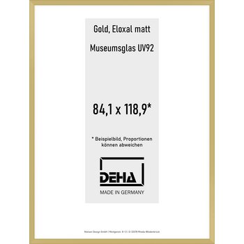 Alu-Rahmen Deha Profil V 84,1 x 118,9 Gold M.UV92 0005MG-005-GOMA