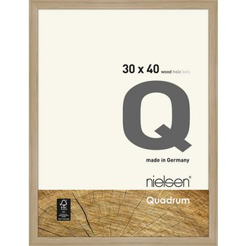Holz-Rahmen Quadrum  30 x 40 Eiche Natur 6530003