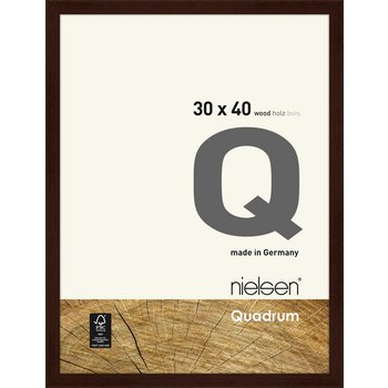 Holz-Rahmen Quadrum  30 x 40 Wengé 6530006