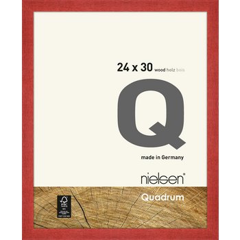 Holz-Rahmen Quadrum  24 x 30 Rot 6522011