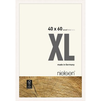 Holz-Rahmen Quadrum XL 40 x 60 Weiß deckend 654611