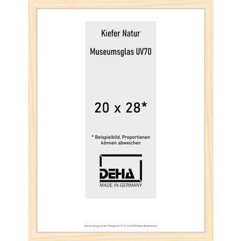 Holz-Rahmen Deha A 25 20 x 28 Kiefer Natur  M.UV70 0A25M6-007-KNUN